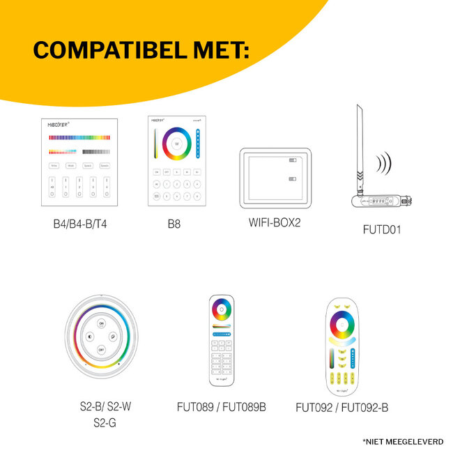 LED Flutlicht RGB+CCT | 200W | 22000lm | dimmbar | IP66 | IK08 | 2,4 Ghz | FUTT08