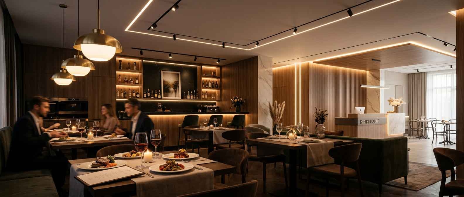 LED-Lösungen für Hotel, Restaurant & Café