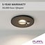 LED Einbauleuchte | 4W-6W | Ø87mm | 2700K-6500K | PIR | IP20 | Schwarz