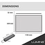 LED Panel | 120x60 | warmweiß 3000K | 38W | 180 lm/W / 6800 lm  | UGR22 | flimmerfrei | Backlit