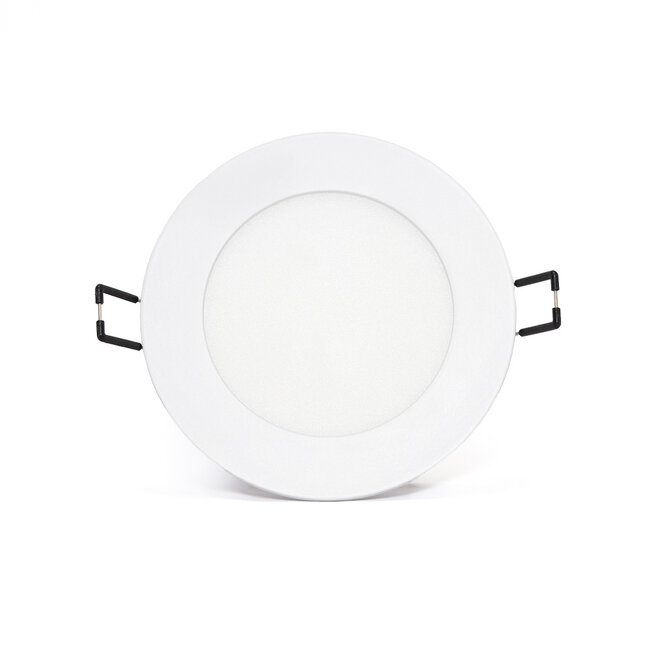 LED Einbaustrahler | 6W | Ø120 mm | 3000K Warmweiß | IP20 | Rund | Weiß