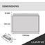 LED Panel | 120x60 | CCT | 60W | dimmbar | 100 lm/W / 6000m | UGR<22 | Back-lit | Schwarz