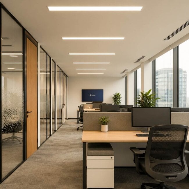 LED Panel | 120x30 | warmweiß 3000K | 30W | 130 lm/W / 3900lm | dimmbar | IP40 | UGR<22