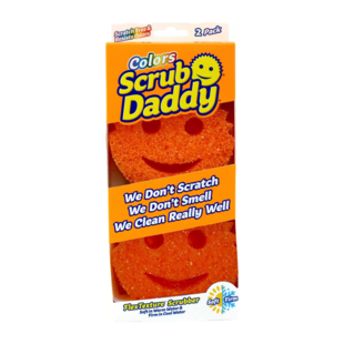 Scrub Daddy Oranje Twin Pack