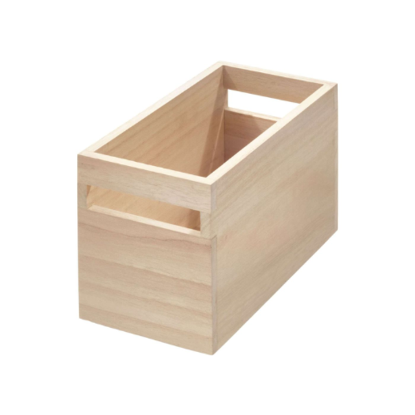 iDesign Houten opbergbak met handvat B