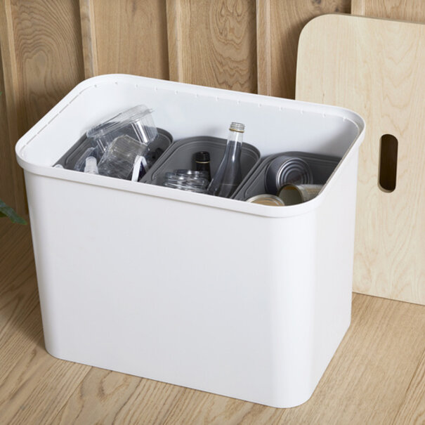 SmartStore Collect Bin 76L  Set - wit