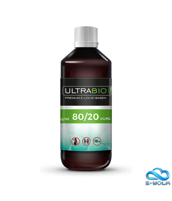 Ultabio Base VG80% - PG20% (1000ml)