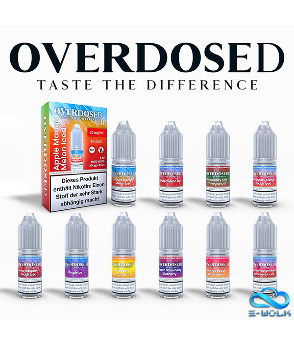 Overdosed II 10ml Nic Salt 20mg (DE)