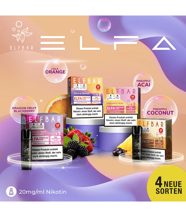 Elf Bar Elfa Prefilled Pods 20mg (DE)