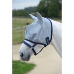 Bucas Buzz-Off Fly Mask Silver/Blue Bucas