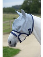 Bucas Buzz-Off Fly Mask Silver/Blue Bucas
