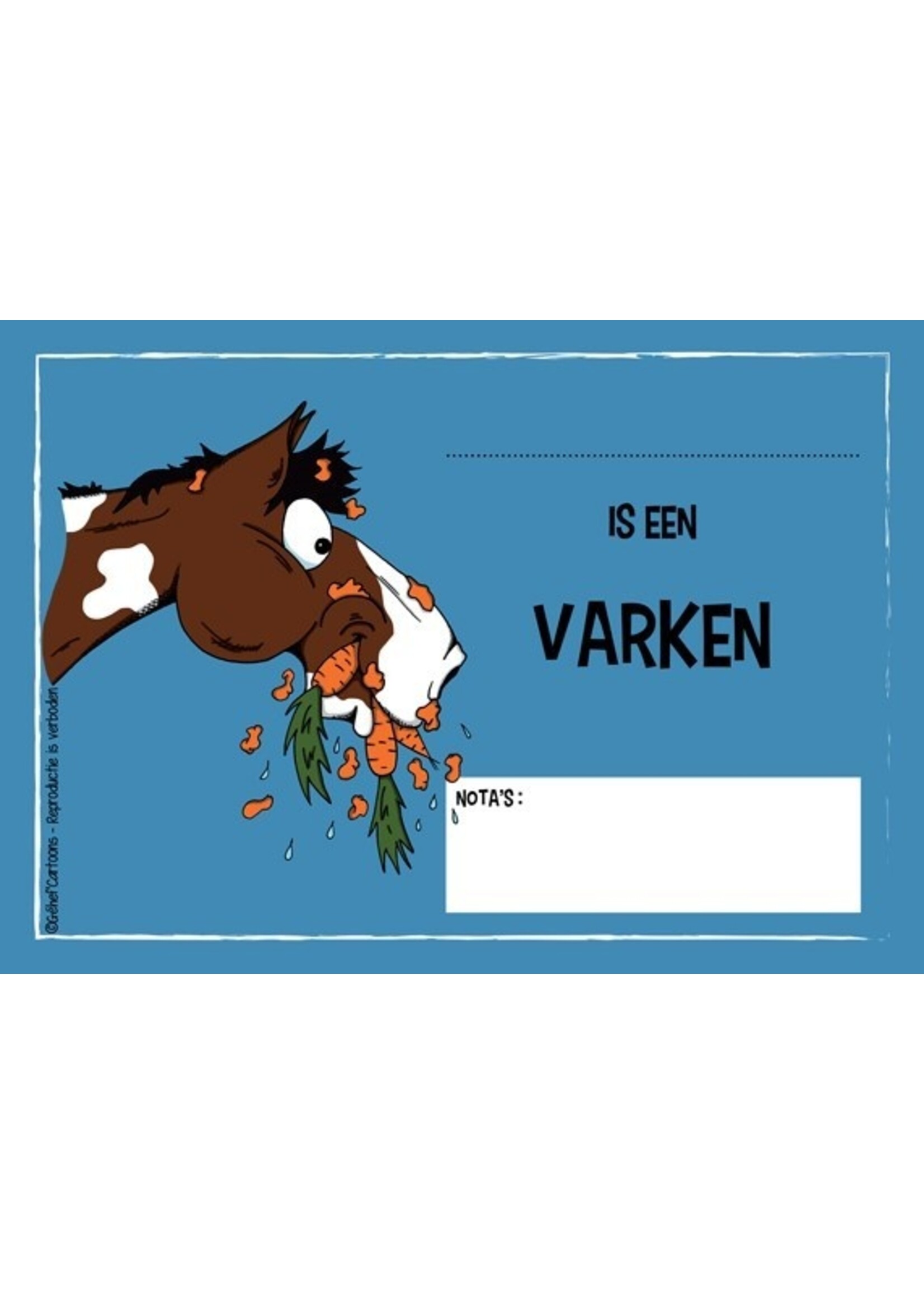 Stalplaat - Varken HB Ruitersport