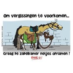 Stalplaat - Zadelkamer