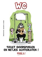Stalplaat - Toilet