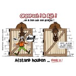 Stalplaat -  Opgepast! Bijt