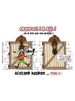 Stalplaat -  Opgepast! Bijt