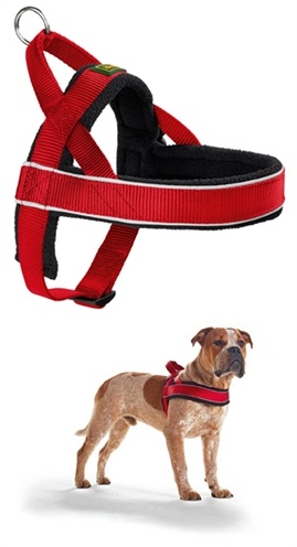 Hunter harnas norweger racing nylon rood / zwart