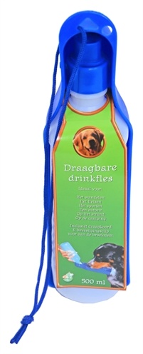 Drinkfles met koord draagbaar