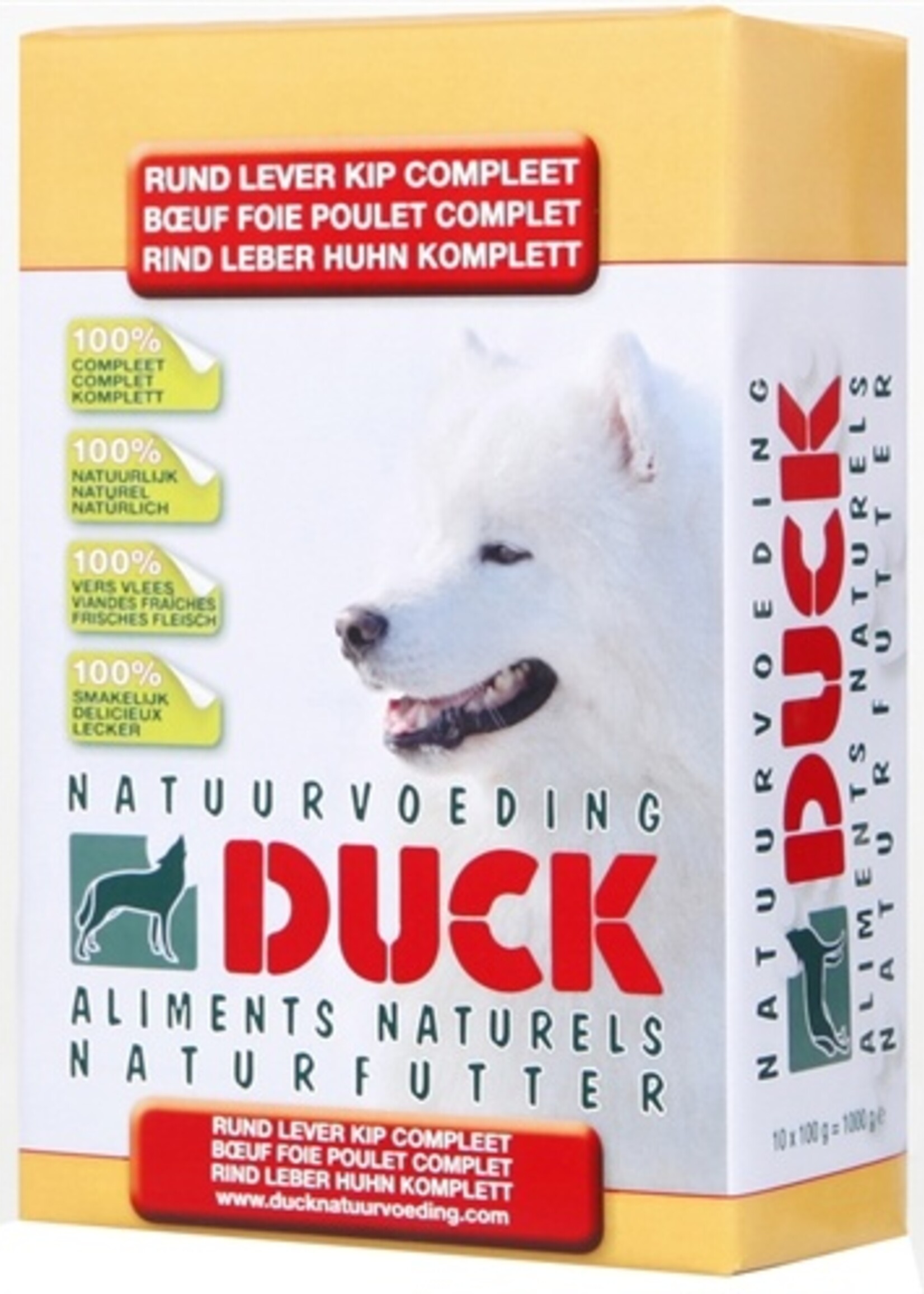 Duck Duck rund / lever / kip compleet breeder