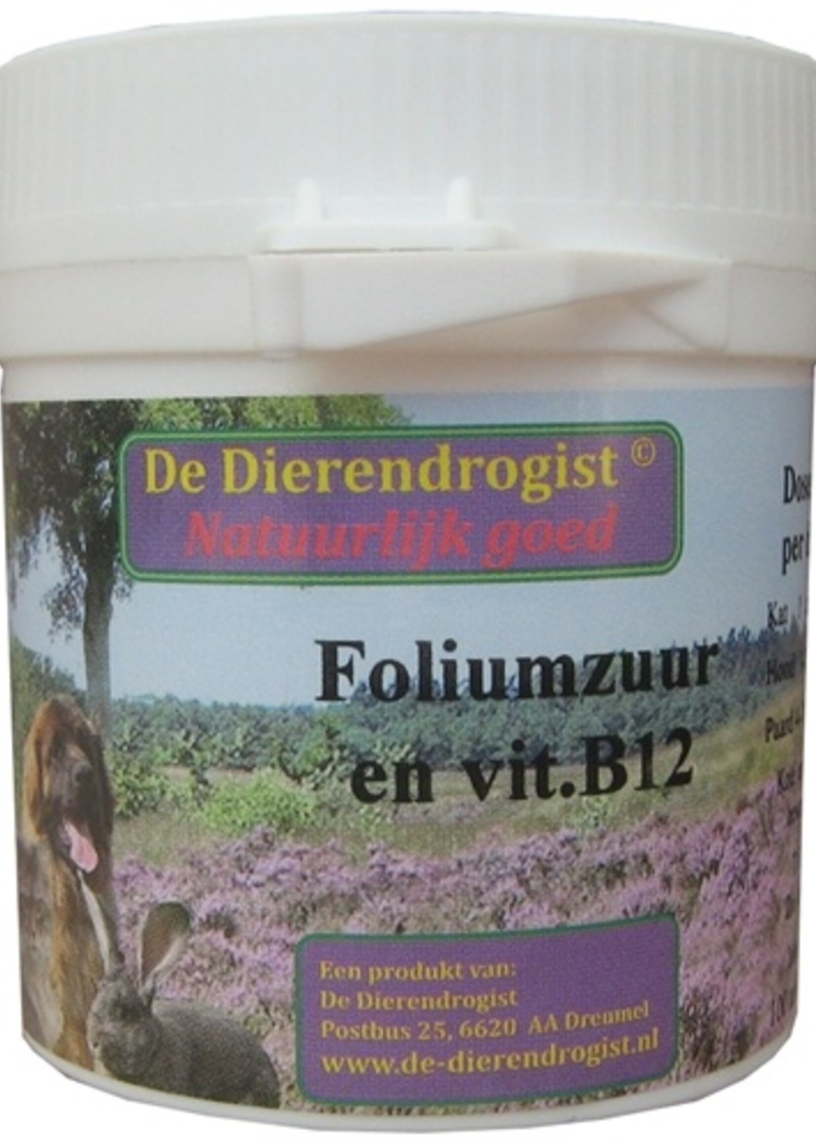 Dierendrogist Dierendrogist foliumzuur vitamine b12