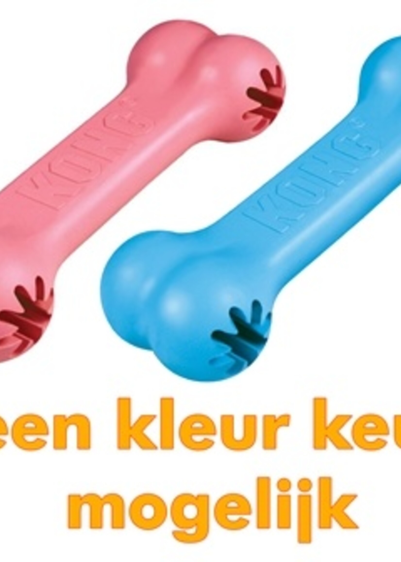 Kong Kong puppy goodie bone roze of blauw assorti