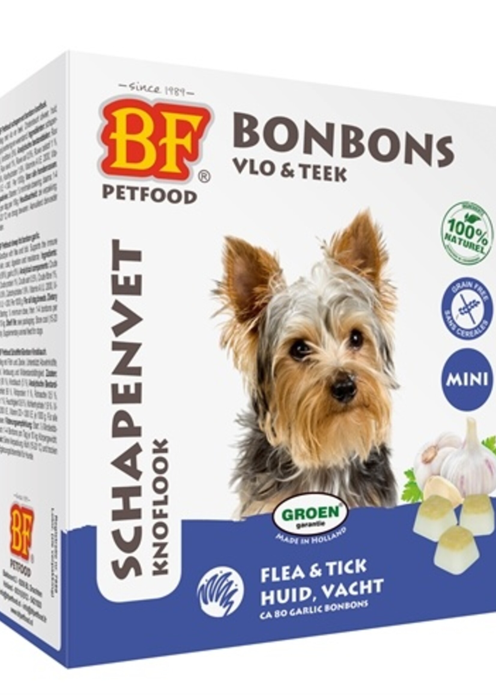 Biofood Biofood schapenvet mini bonbons knoflook