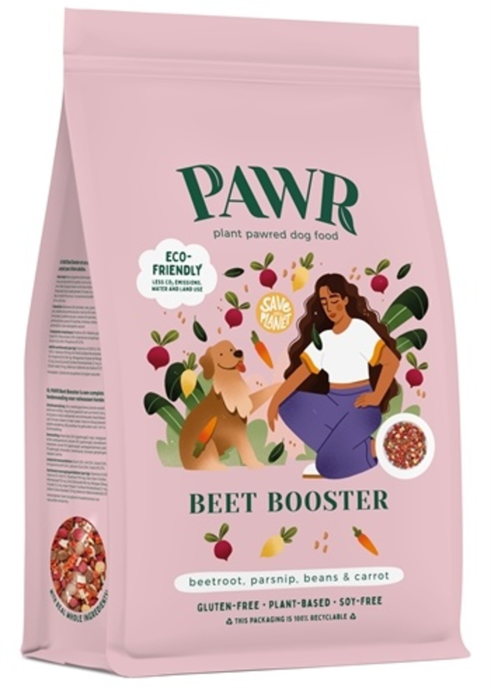 Pawr Pawr plantaardig beet booster rode biet / pastinaak / bonen / wortel