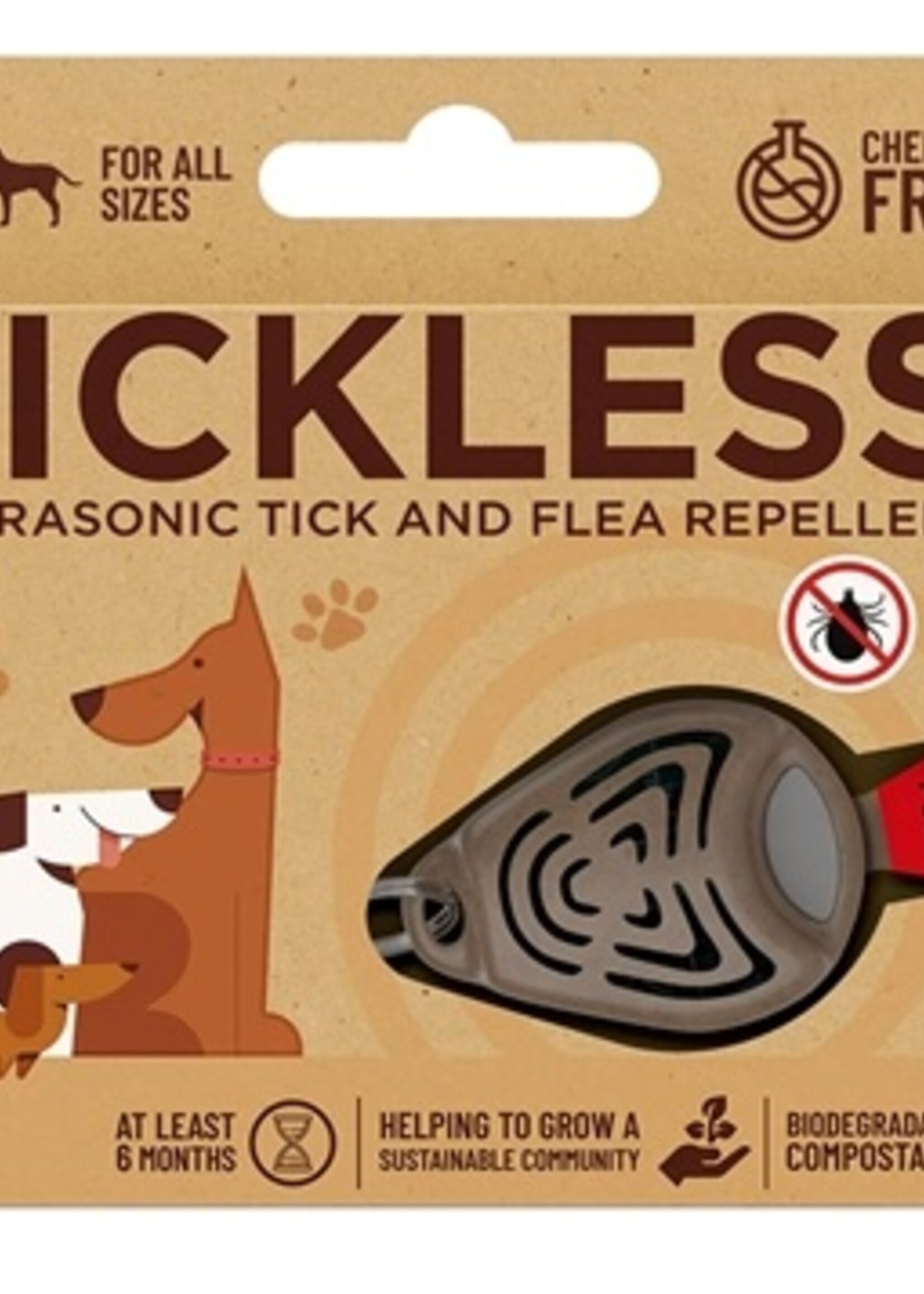 Tickless Tickless eco teek en vlo afweer voor hond en kat bruin