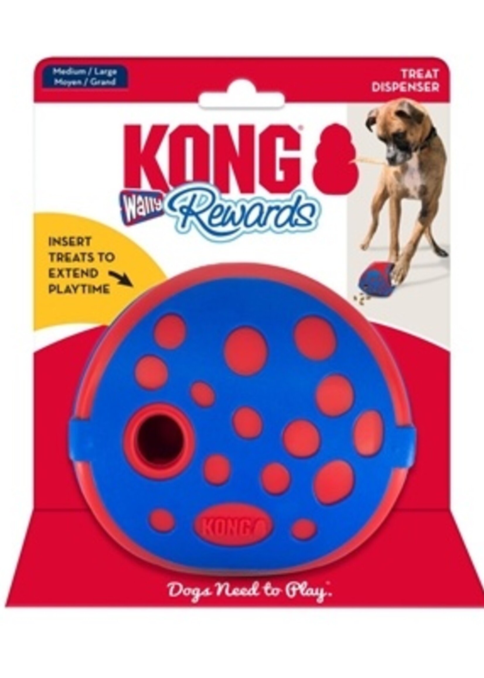 Kong Kong rewards wally blauw / rood