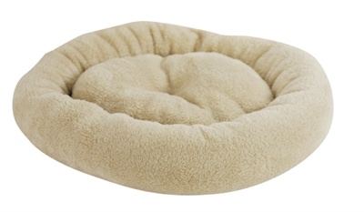 Foeiii basic pluche donut bruin