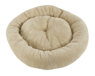 Foeiii basic pluche donut bruin