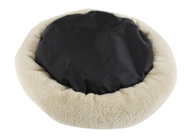 Foeiii basic pluche donut bruin