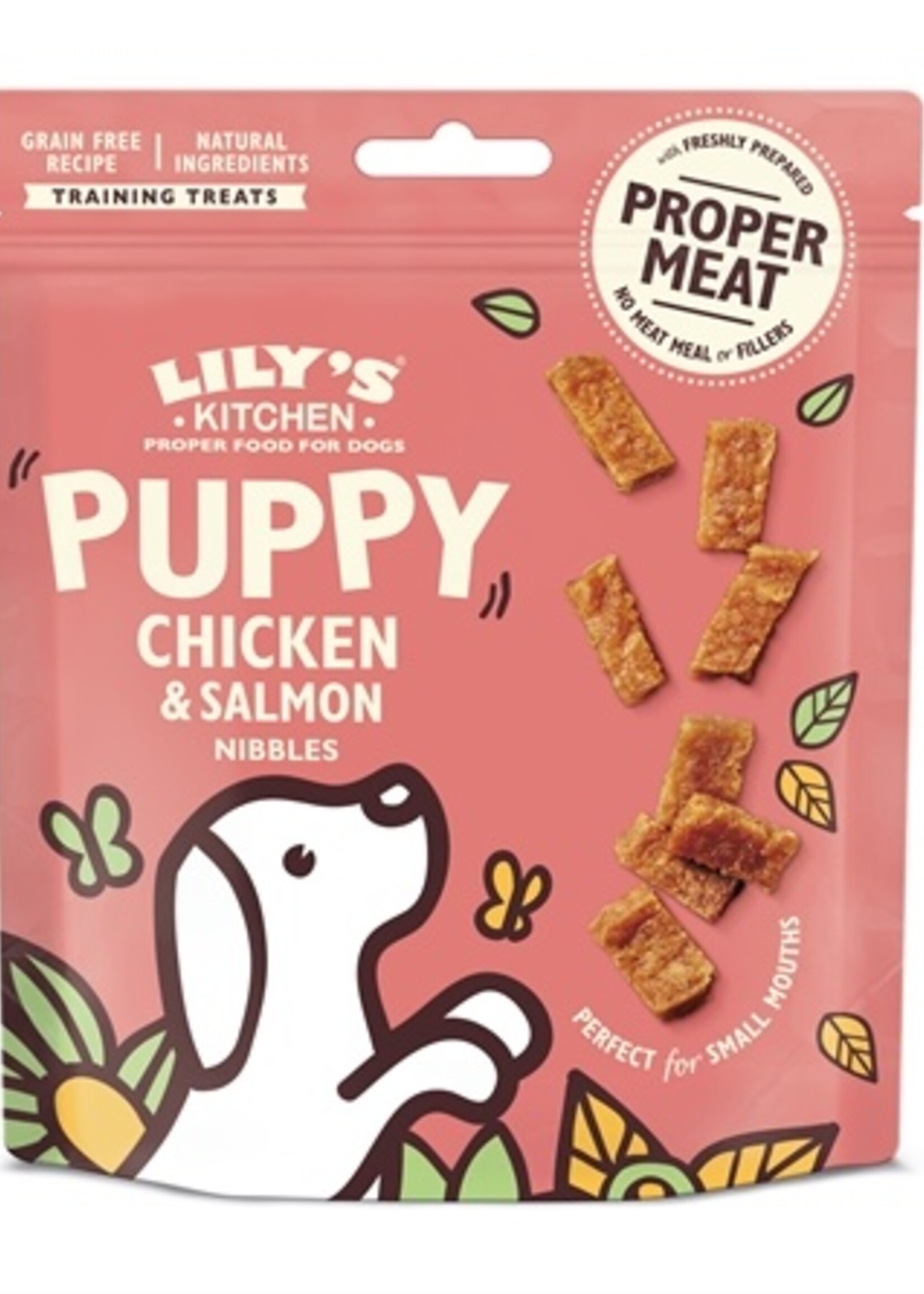 Lily's kitchen Lily's kitchen chicken / salmon nibbles voor puppies