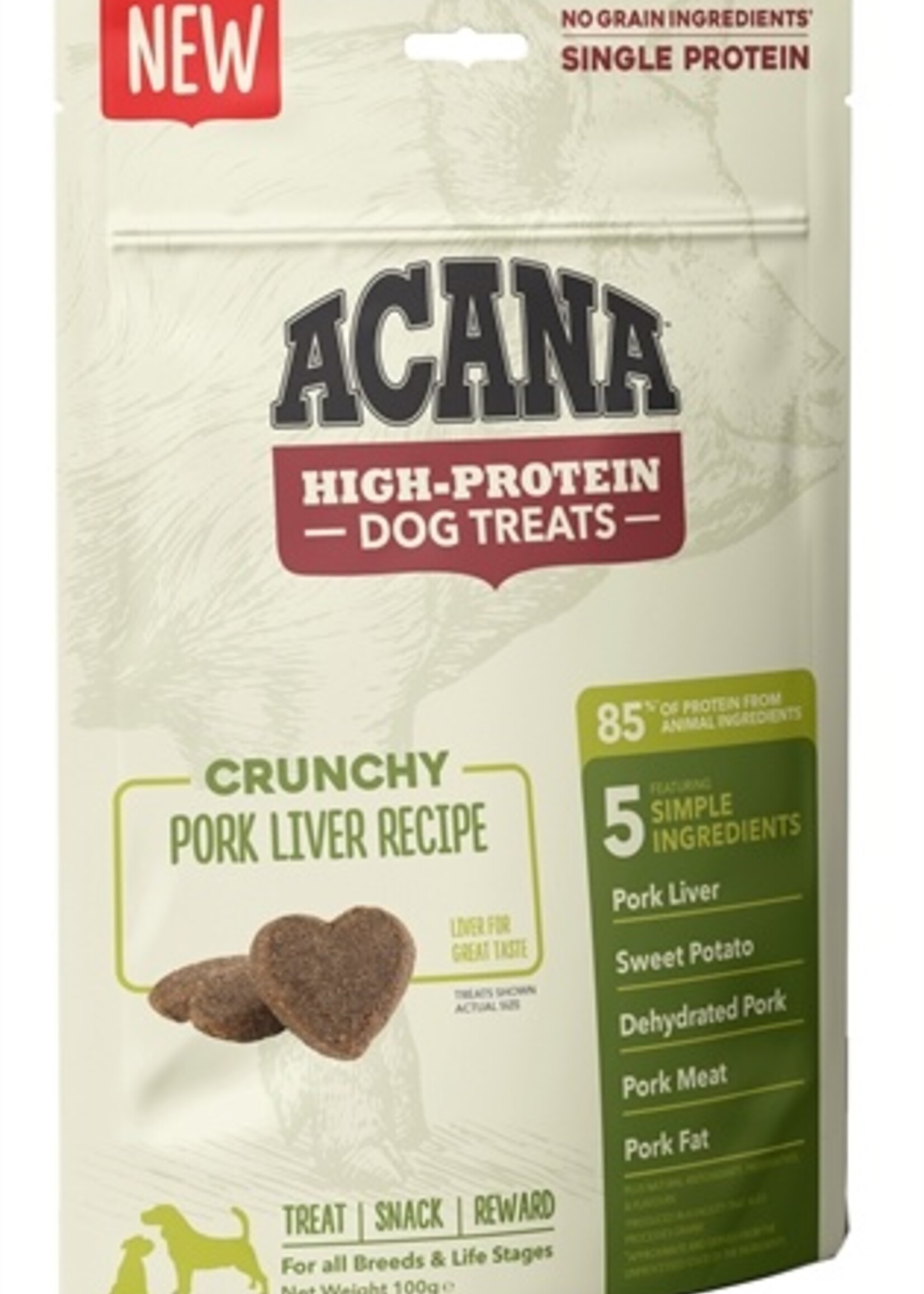 Acana Acana high protein dog treat pork