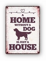 Plenty gifts Plenty gifts waakbord blik home without a dog