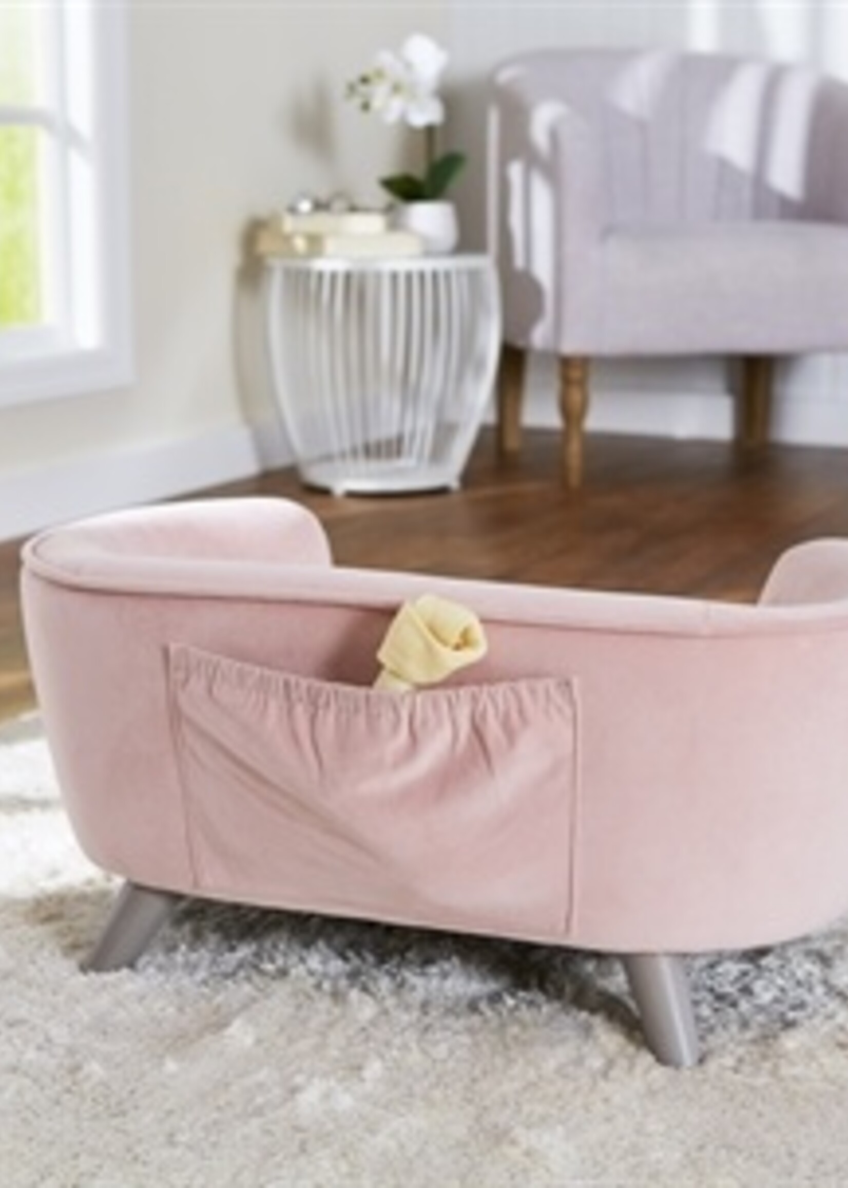 Enchanted pet Enchanted hondenmand / sofa romy blush roze