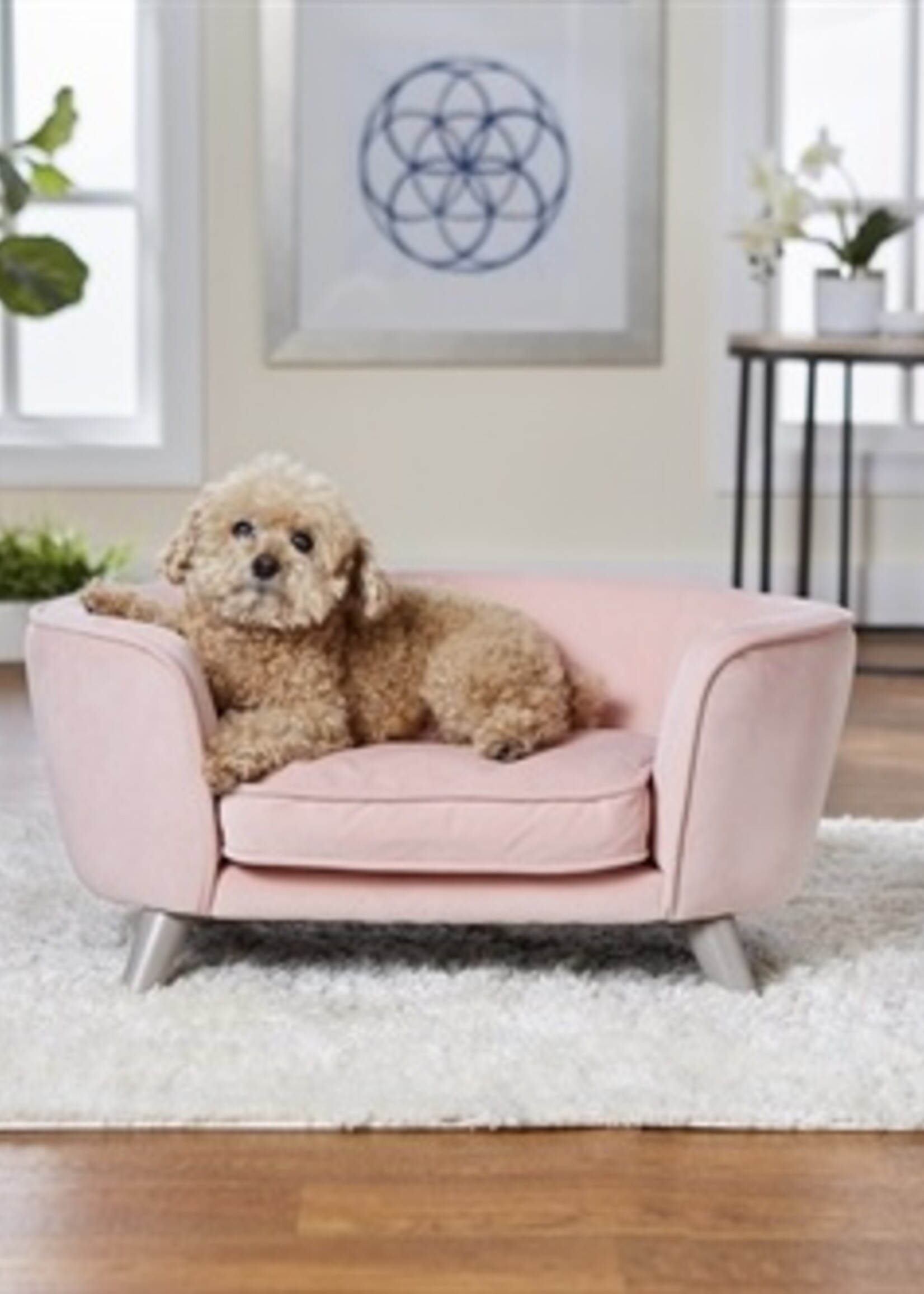 Enchanted pet Enchanted hondenmand / sofa romy blush roze