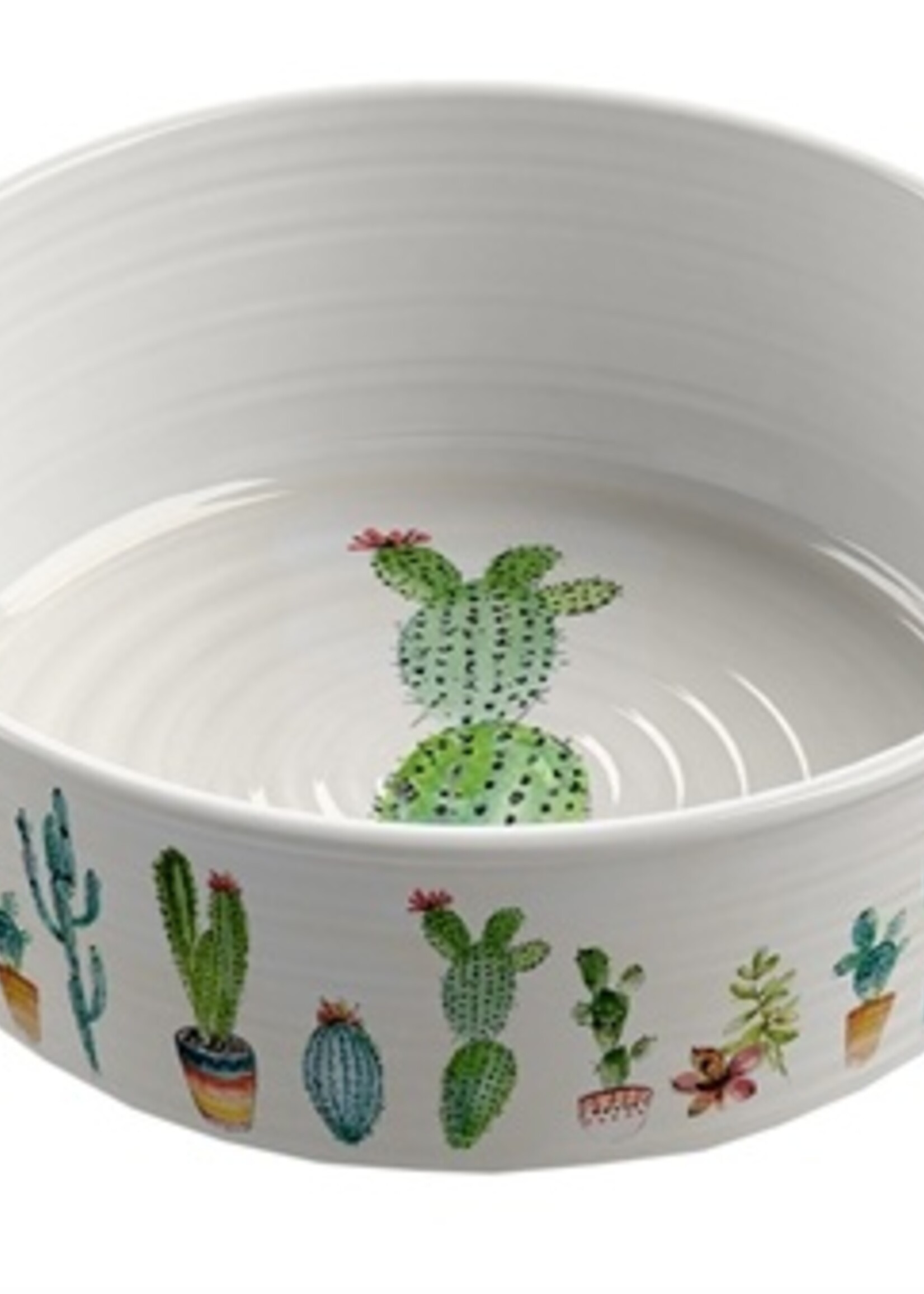 Tarhong Tarhong voerbak hond cactus print 1 melamine