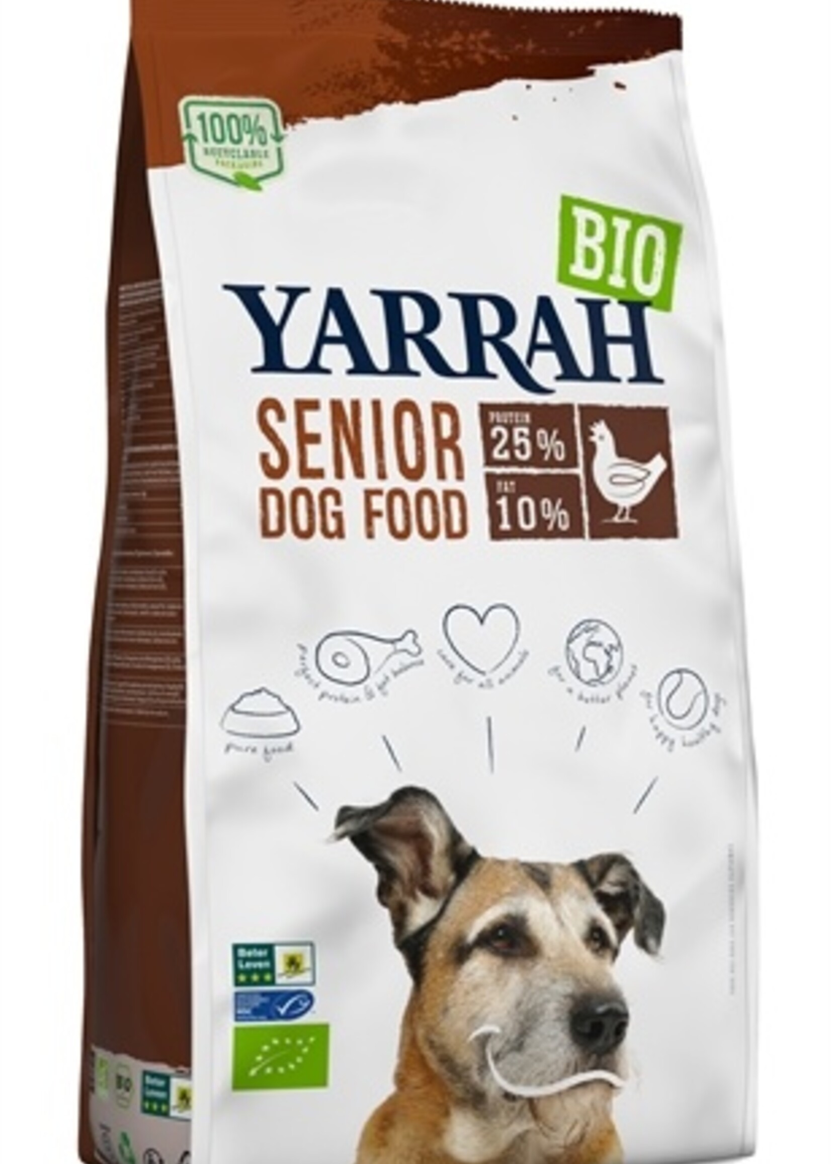 Yarrah Yarrah dog biologische brokken senior