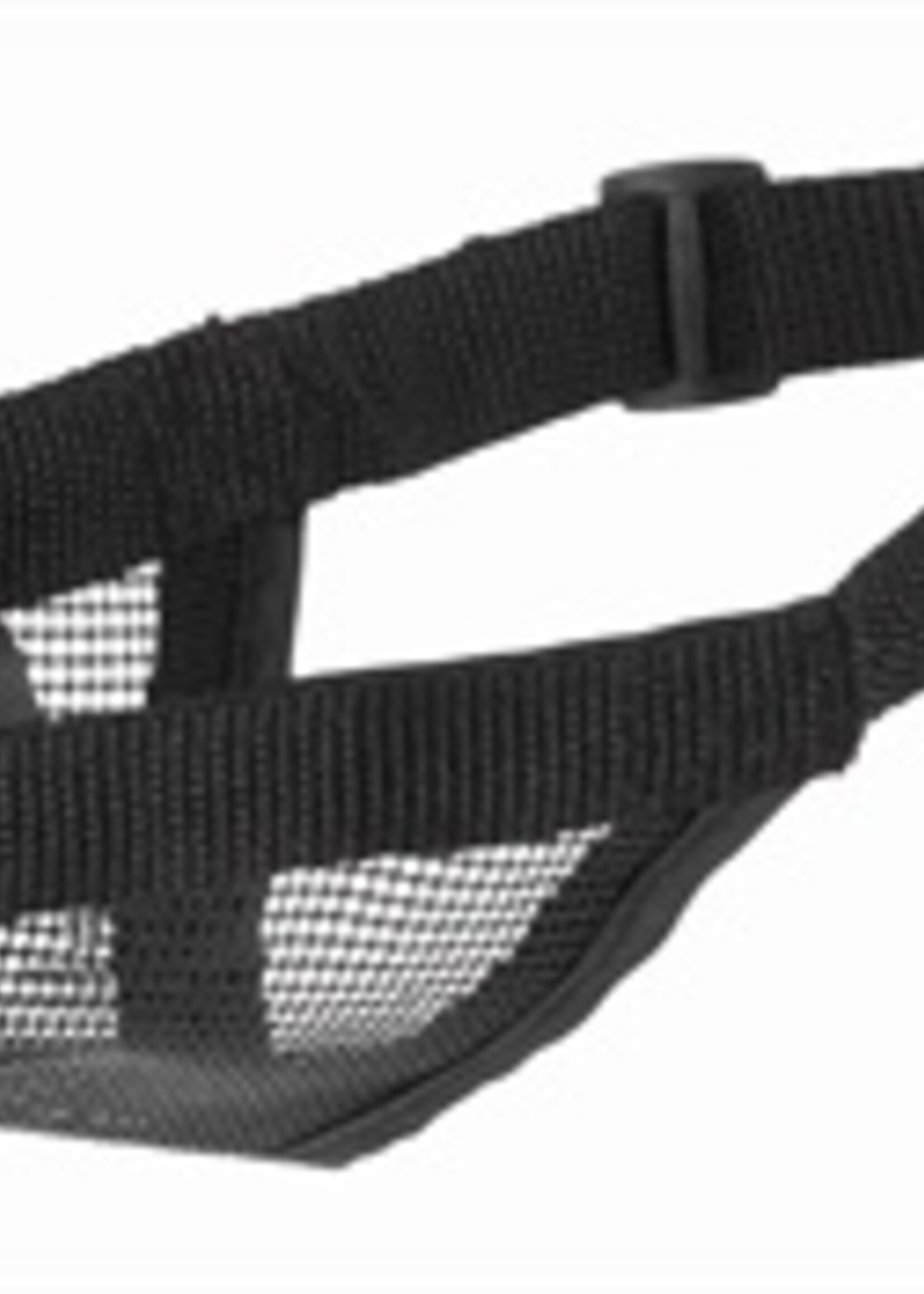 Trixie Trixie muilkorf polyester met gaas inzet zwart