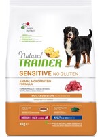 Natural trainer Natural trainer dog adult medium / maxi sensitive lamb