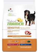 Natural trainer Natural trainer dog adult medium / maxi sensitive duck