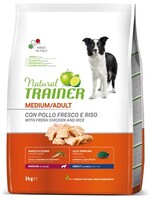 Natural trainer Natural trainer dog adult medium chicken / rice