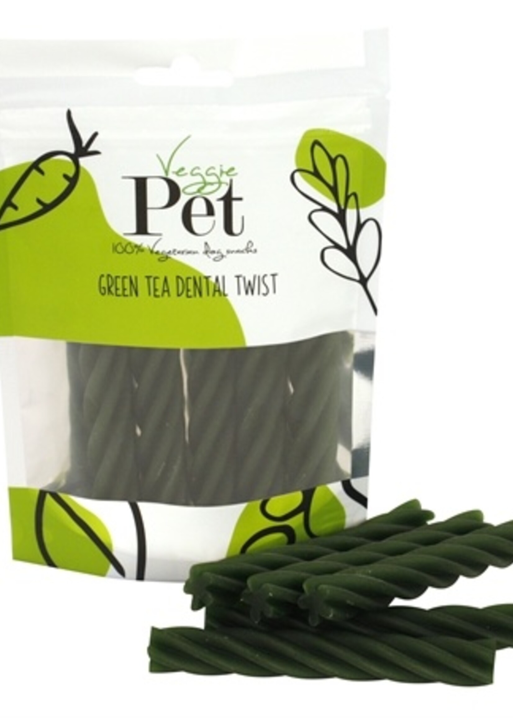Veggie pet Veggie pet green tea dental twist