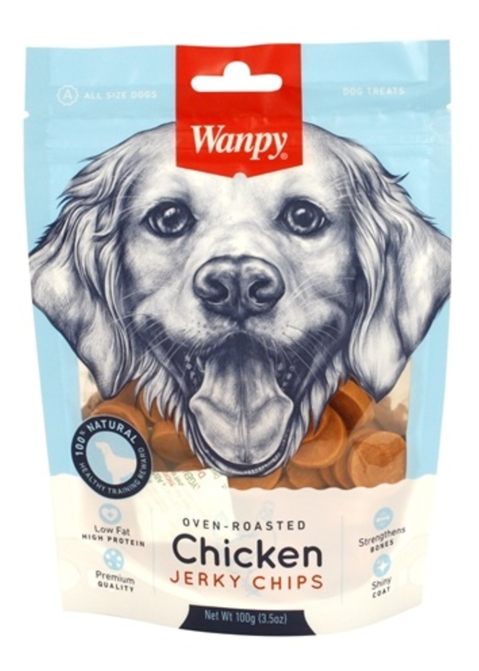 Wanpy Wanpy oven-roasted chicken jerky chips