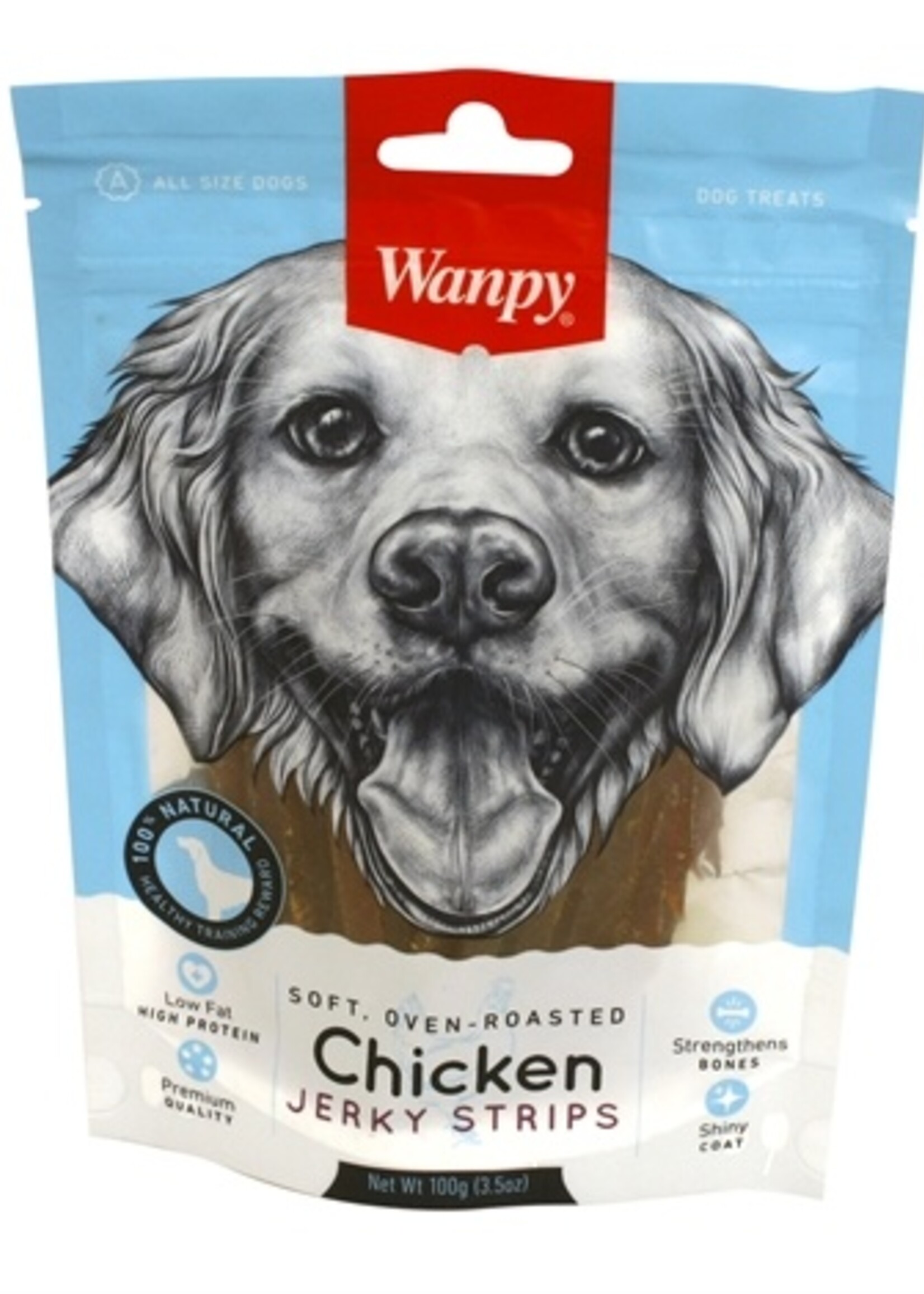 Wanpy Wanpy soft oven-roasted chicken jerky strips