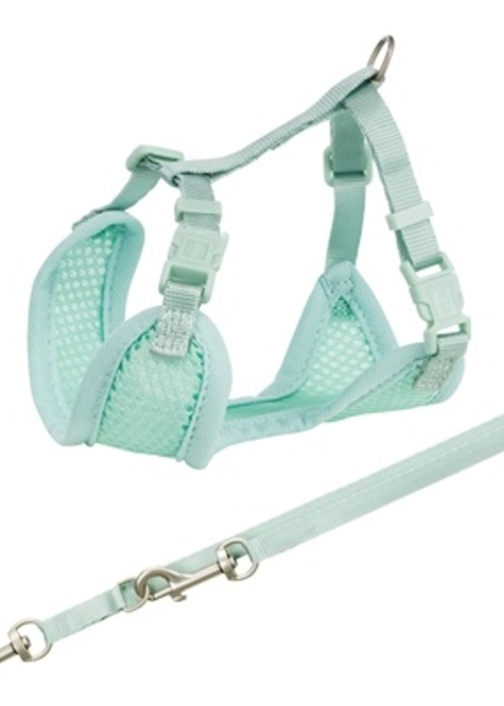 Trixie Trixie junior puppytuig soft met riem mintgroen