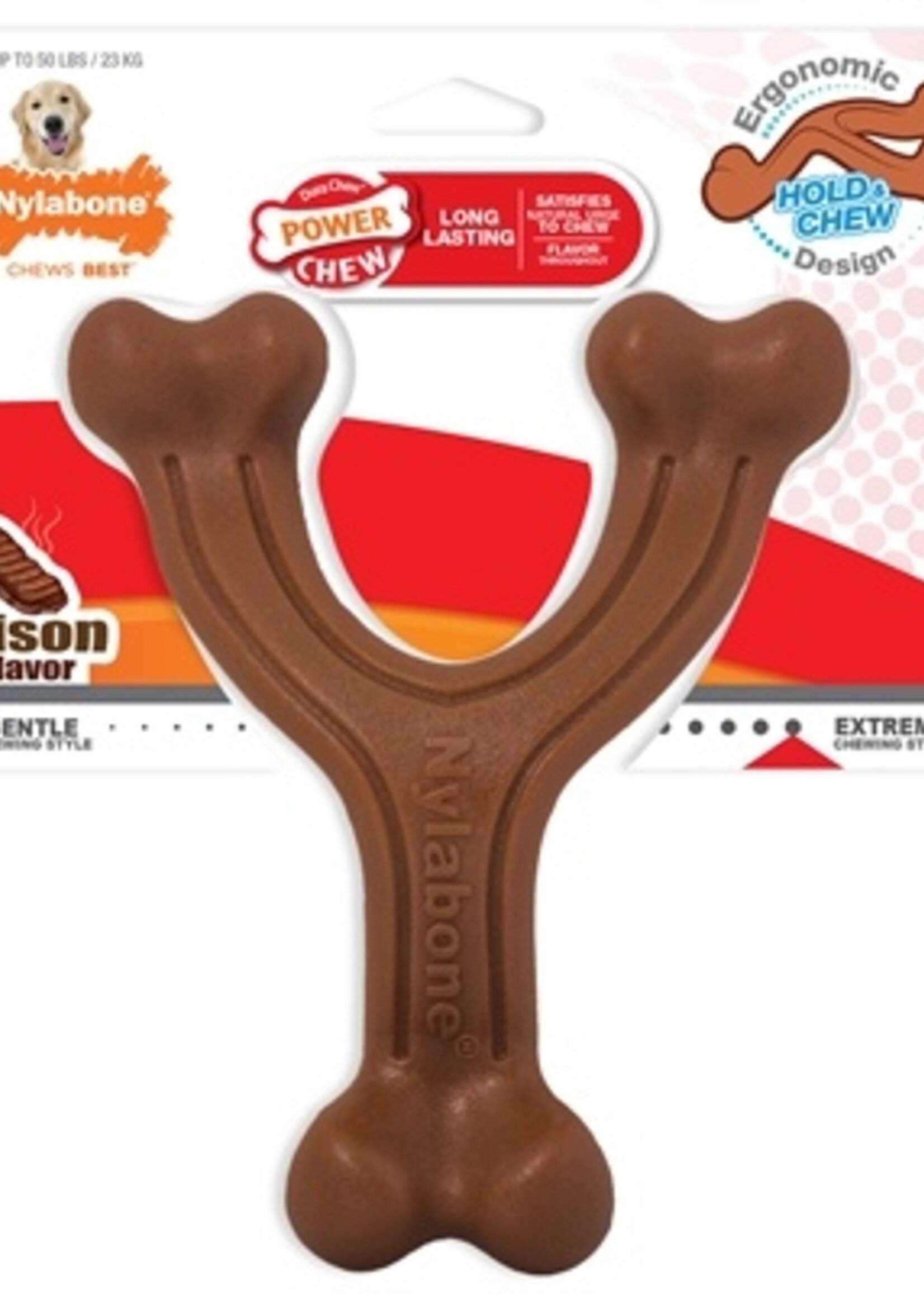 Nylabone Nylabone extreme chew wishbone bison