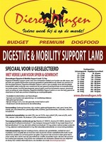 Merkloos Budget premium dogfood digestive & mobility support lamb