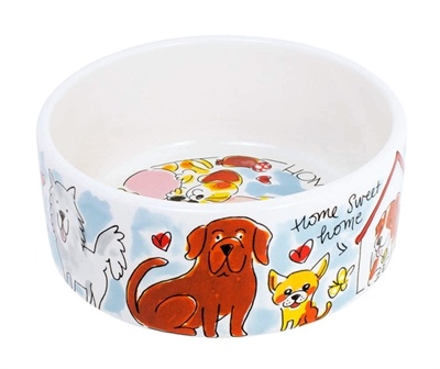 Blond amsterdam voerbak hond home is where my dog is